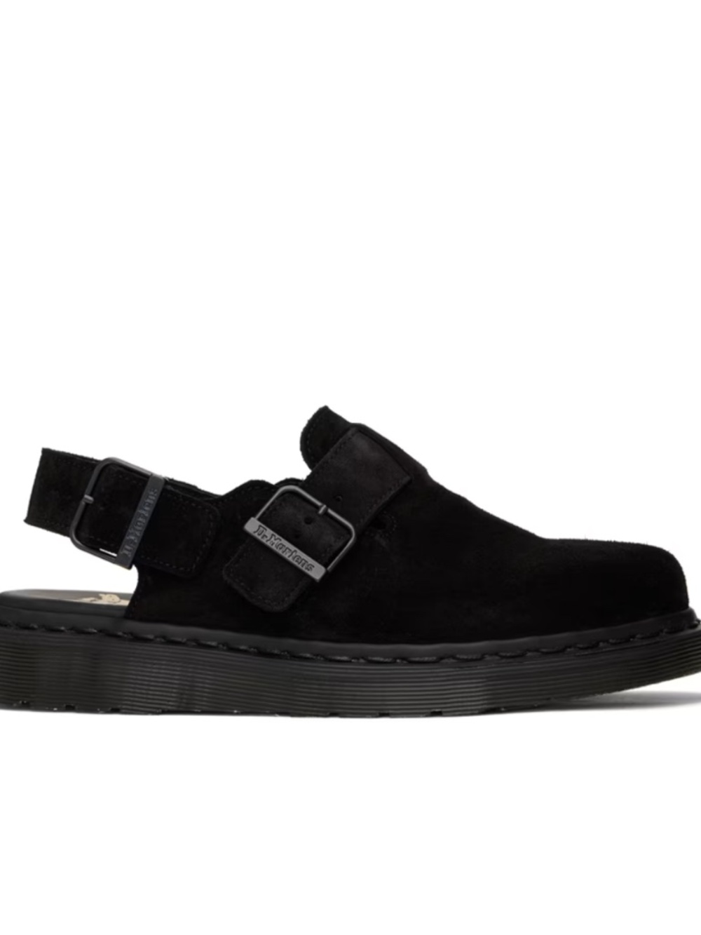 Dr. Martens Black Jorge Suede Slingback Loafers Size 11 NWT